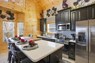 Let The Good Times Roll fully furnished kitchen