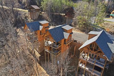Let The Good Times Roll aerial view of Pine Mountain Resort