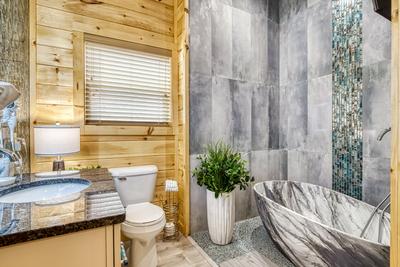 Firefly Strike Retreat lower level bathroom