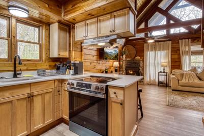 Sweet Dreams fully furnished kitchen and living room