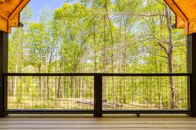 Mountain Lake Home covered back deck