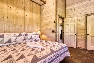 Honey Bear upper level bedroom two with king size bed