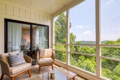 Ober the Rainbow balcony with panoramic mountain views