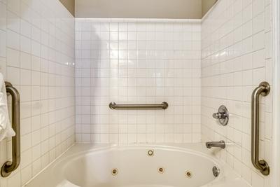Whispering River whirlpool tub in main level bathroom two