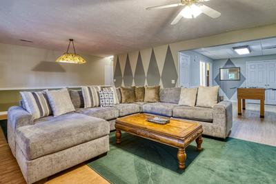 Whispering River lower level game room