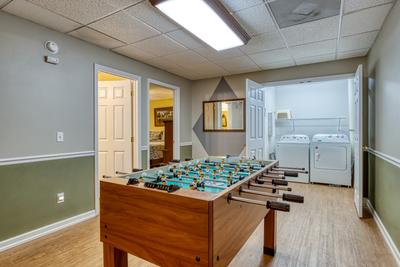 Whispering River foosball table and washer and dryer