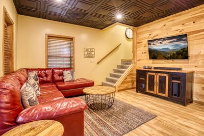 Forest Hollow lower level game room sitting area