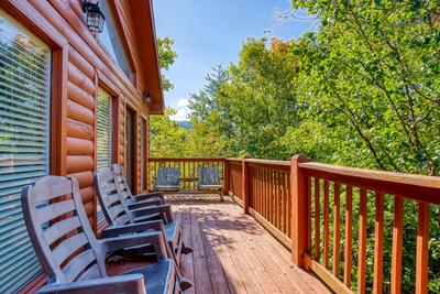 The Playful Bear main level deck
