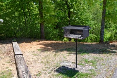 Pigeon Forge Cabin Outdoor Charcoal Area