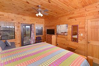 Lower Level Bedroom that Features additional sleeper sofa 