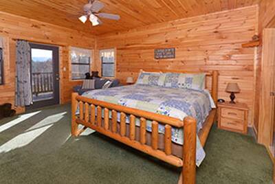 Lower Level Bedroom that Features additional sleeper sofa and a Flat Screen Television
