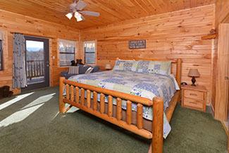 Lower Level Bedroom that Features additional sleeper sofa and a Flat Screen Television