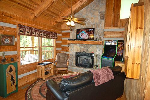 A Heavenly View 1 Bedroom Vacation Cabin Rental In Pigeon Forge Tn