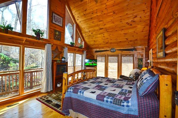 Bear Mountain Hideaway 3 Bedroom Vacation Cabin Rental In Pigeon