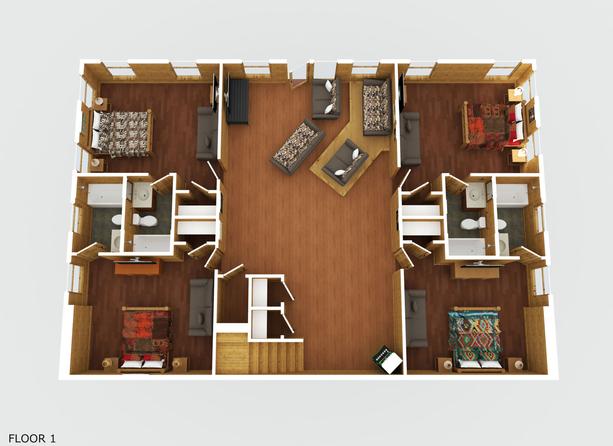 MOUNTAIN BREEZE MANOR Cabin Rental