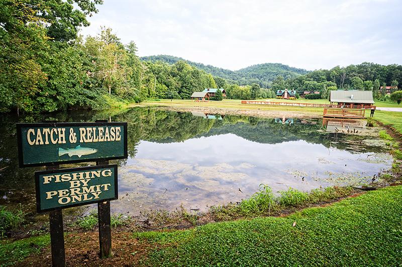 Catch and release fishing pond - Permit required