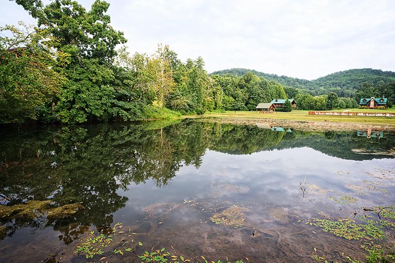 Fishing Pond at Smokey Trails in Wears Valley