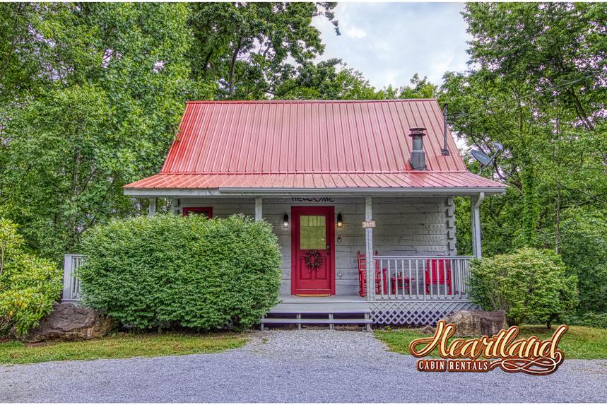 exterior of cabin rental