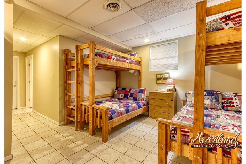 kids area bunk beds