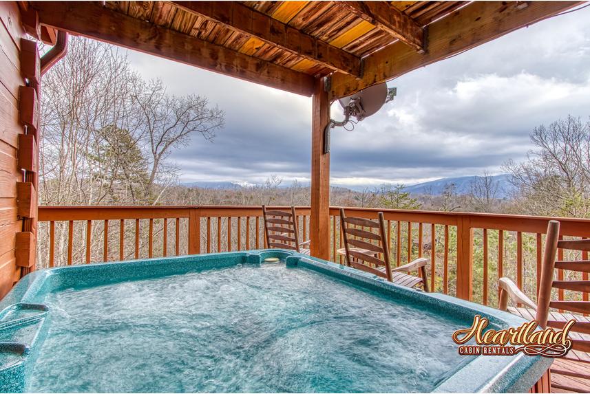 Hot tub back deck