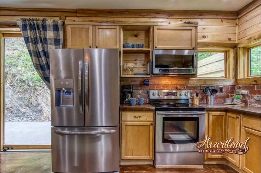 Full Kitchen Cabin Rentals