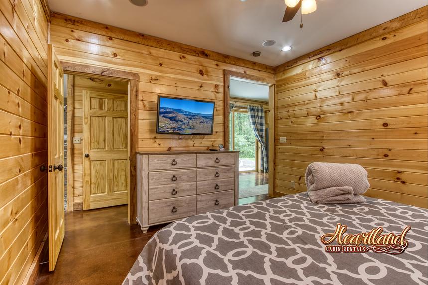 Master Bedroom with TV