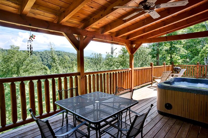 Back Deck Covered Dining Area