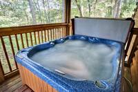 Hot tub on the deck Afternoon Delight - 1 bedroom cabin near Pigeon Forge