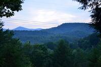 Mountain View from Front Deck of Sticks and Stones - 1 bedroom Pigeon Forge cabin rental near Dollywood