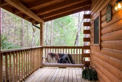 Swing all day while relaxing in a cabin close to Pigeon Forge and Gatlinburg