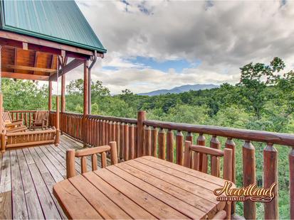 Back deck perfect for relaxing or enjoying a meal outside