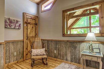 Bedroom of Afternoon Delight - 1 bedroom cabin near Pigeon Forge
