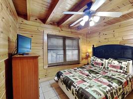 Main level - King bedroom at Topsy  in Pigeon Forge TN