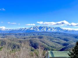 Front porch views!  at Skyview in Gatlinburg TN