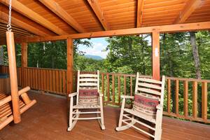 Back Deck w/ Rocking Chairs