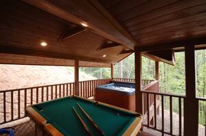 Hot Tub and Pool Table on Private Deck