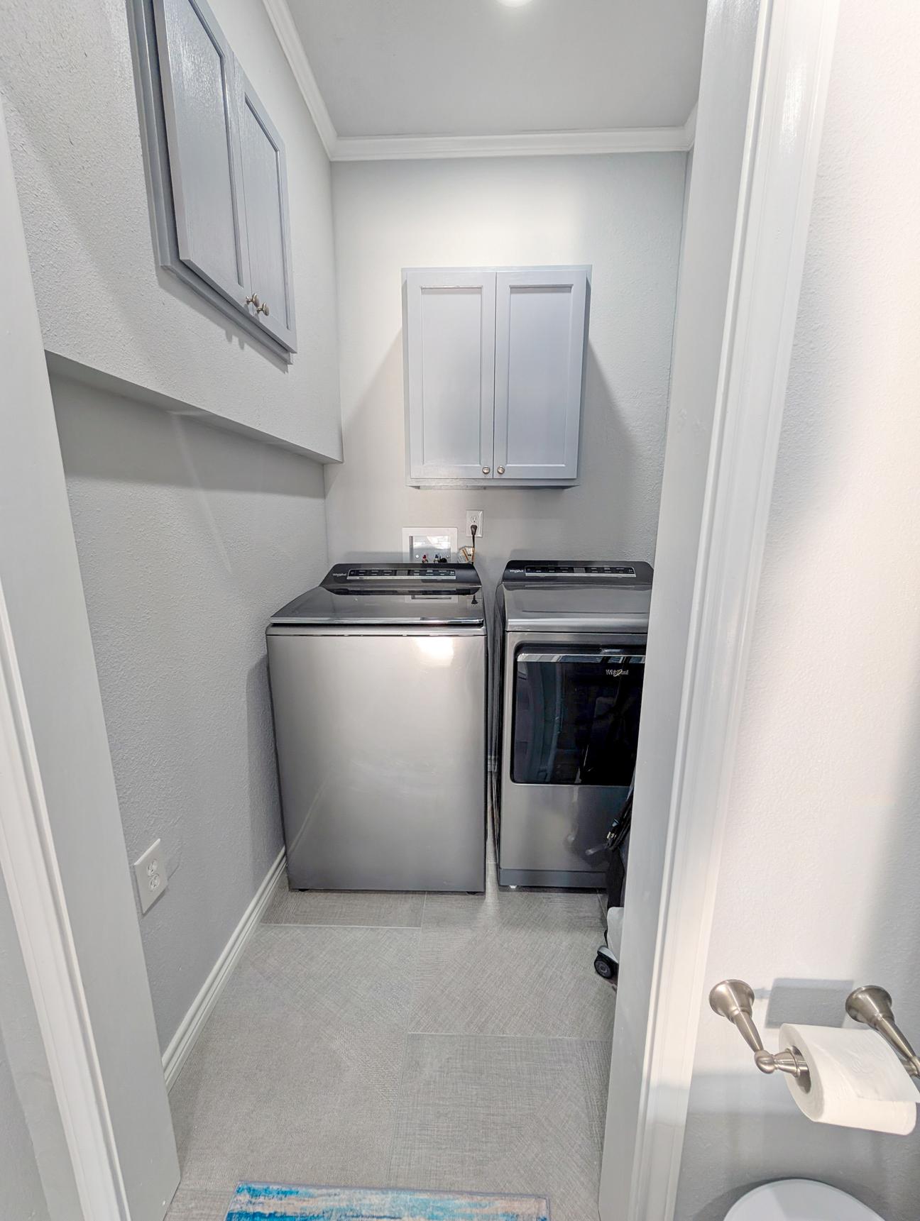 Modern washer and dryer
