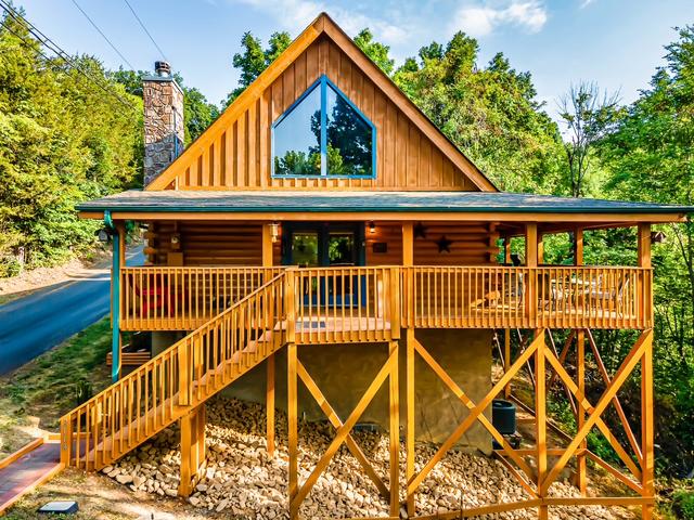 Taken at Manaaki - The Happy Cabin in Gatlinburg TN