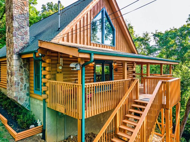 Taken at Manaaki - The Happy Cabin in Gatlinburg TN