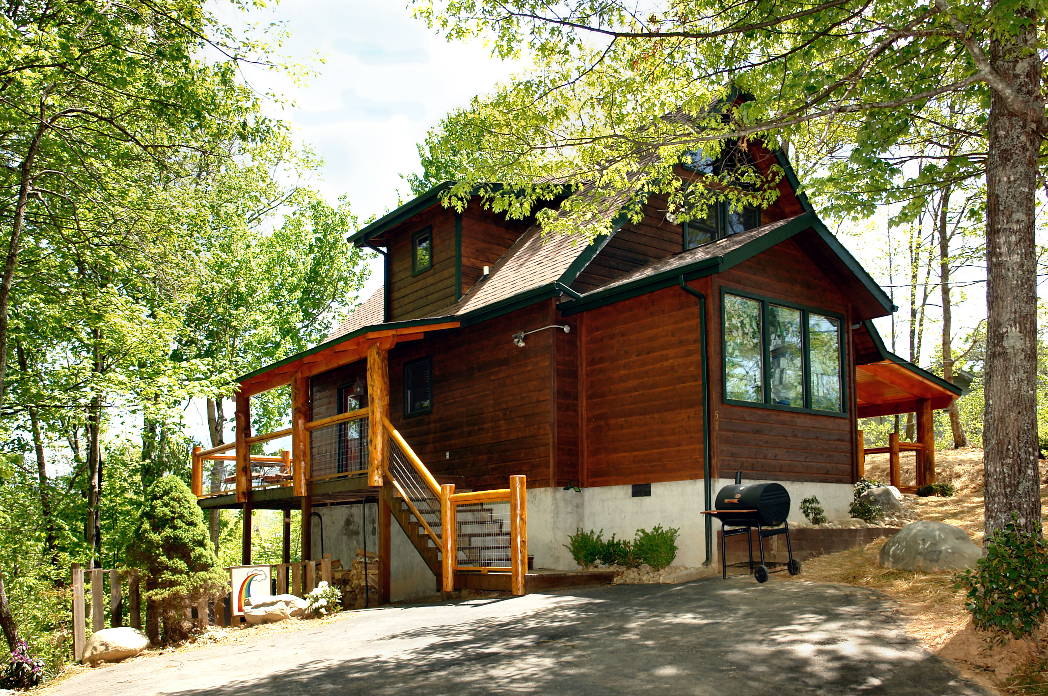 Rainbow Falls 2 Bedroom Cabin At Parkside Cabin Rentals