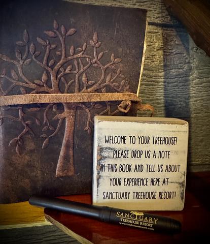 2 GUEST BOOKS - LEAVE US A KIND NOTE - TELL US ABOUT YOUR ADVENTURES HERE IN THE SMOKIES!