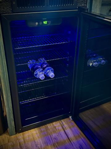 2 MINI FRIDGES - COMPLIMENTARY BOTTLED WATER 