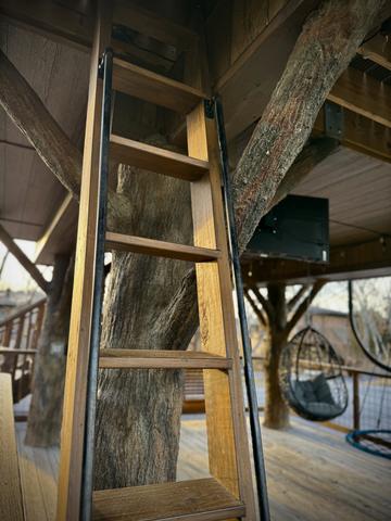 CLIMB UP THE SECRET LADDER AND THROUGH THE ESCAPE HATCH TO THE UPPER DECK