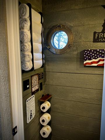 PRIVATE TOILET CLOSET - LUXURY LINENS & PAPER PRODUCTS ARE PROVIDED