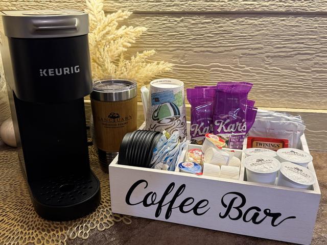 STOCKED COFFEE CADDY - INCLUDED WITH EVERY STAY