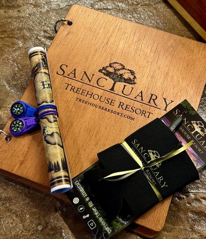 CHECK IN PACKET & TREEHOUSE BOOK - DISCOUNTS, FREEBIES, & GIFTS FROM YOUR TREE KEEPERS - YOUR TREEHOUSE HAS BOOK HAS ALL OF THE INFORMATION NEEDED FOR YOUR STAY