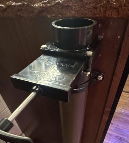 DROP ANY SIZE CAN OR BOTTLE DOWN THE DRINK CHUTE FROM YOUR KITCHENETTE TO THE LOWER DECK - ALSO MAKES A GREAT TELEPHONE