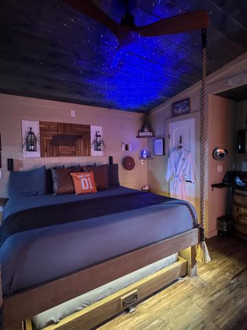 STAR LIGHT PROJECTOR - FOR A RESTFUL NIGHTS SLEEP UNDER THE STARS IN YOUR TREEHOUSE