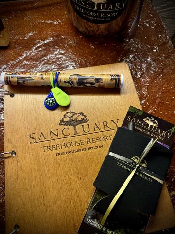 WELCOME PACKET - LOADED WITH DISCOUNTS, FREEBIES, AND GIFTS FROM YOUR TREEKEEPERS - TREEHOUSE BOOK HAS ALL THE INFORMATION FOR YOUR STAY