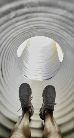 TAKE A TRIP DOWN THE 20-FOOT SLIDE AT GOOD OLE ROCKY TOP TREEHOUSE. CAUTION: IT'S FAST!